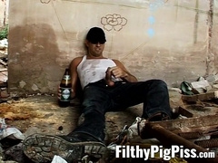 Freaky gay wanks and pisses all over the place