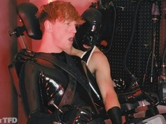 Buckaroo's drone guides intense anal training session with magic wand