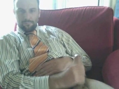 Amateur Otter Parent Milks Off in Suit