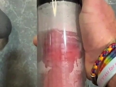 Unboxing of my fresh bang-out plaything, witness me unbox and use this automatic vacuum trunk pump