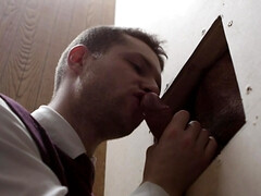 Glory hole confession with two religious gays