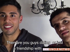 SayUncleNetwork.com - Straight Latino's big cock encounter and cash reward
