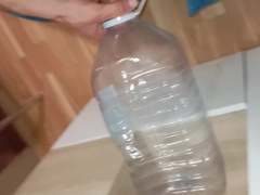 The Stud With The Big Cock Is Eager To Fuck An Ass, Cumshot In The Mouth Of The Bottle !