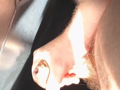 HUNK WANKING AND jizzing in the douche