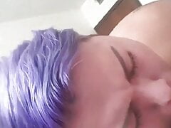 Sucking big daddy cock