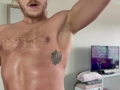 Perspiring Jockstrap Exercise