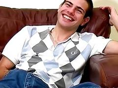 Sexy UK twink masturbating in kinky solo