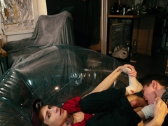 Oh my God! We couldn't fight back shagging in that tabouret again!