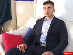 Ginormous beefstick of my banker uncovered in a homosexual pornography