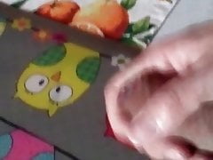 cumshot on the table