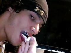 Lance gay porn After Tristan eats and sucker lashed mayo and caramel