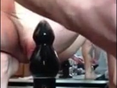 Twink double bang ass streching 10