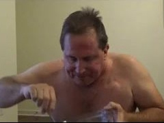 Tom Love Button Pridefully Licks His Piece Of Shit