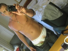 Horny dude Micah Mathews using his favorite toy