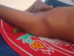 Attempting Not To Get Caught Stiff Eyeing Nubiles On The Naked Beach Part two