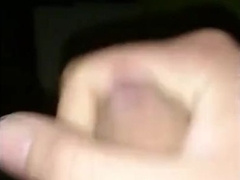 Wanking my small uncut cock