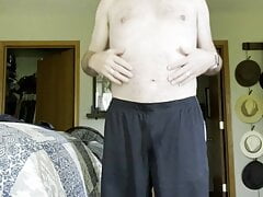 Daddy strips to his red jock and more
