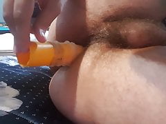 Fucking myself good with Toy