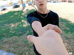Andrew Connor Chokes Down Cock To Get Out Of Trash Duty