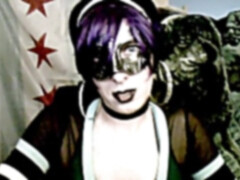 punk Cheerleader webcam flash by vikkiCD16