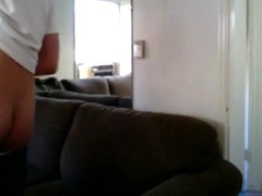 Sucking a neighbor's cock and he cums on my face 10