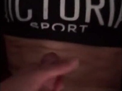 Crimson G-string Crossdresser Buttfuck with Muscled Top