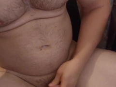 Utter Testicles Money-shot Over My Six pack