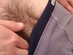 Thug jock Mickey Waters tugs straight cock and cums solo