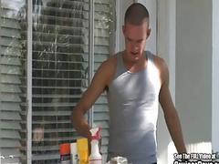 Pool boy find sexual gratification with a guest