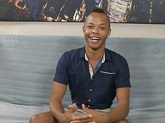 Calvin Collins bends over, spreads his ass & pokes his hole