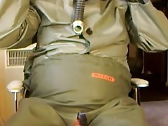 Cum lick and wader wank.