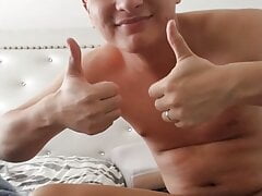 young boy plays with his penis when he wakes up