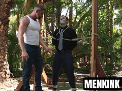 Johnny Ford takes advantage of Nicholas Ryders ass for his cocks pleasure