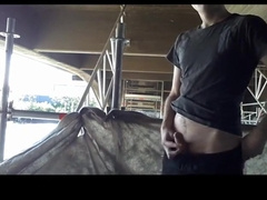 Exhibition Twink on construcion site 9