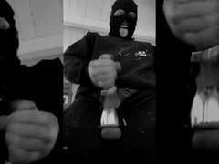 7 MASKED GOONER BATES - VERBAL GROAN - PERVERTED - WHITE COCK