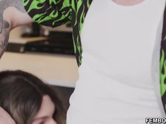 Texas Lad Femboy in Skater Female Gear Tempts his bf Seb Leblan