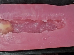 The stud pummels the masturbator stiff and witnesses the love jam shoot inwards