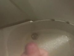 Uncut cock huge cumshot