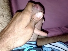 Big-cock, solo-masturbation, masculine