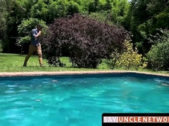 SayUncleNetwork.com - Gay seduction turns Latino jock to raw anal for the first time