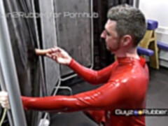 Mutual handjob, guyzin2rubber, sweet blowjob