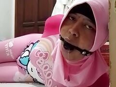 Hello Kitty Swimsuit Hogtied Hijab