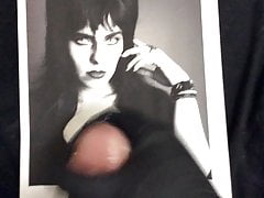 Cum tribute #4 to Elvira cosplayer