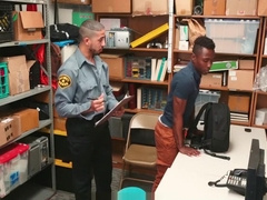 GayShoplifter - teen 18+ shoplifter punished by a horny mallcop