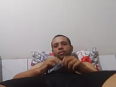 Young bear shows his face, his body and masturbates 2
