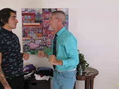 Johnny Grace and Richard Lennox Penniless Their Backside With Wedgies