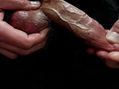 Veiny Cock hairy balls close up
