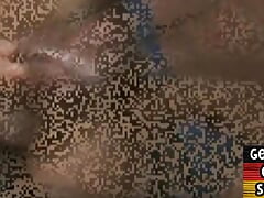 Real German gay barebacked and jizzed at home by BF