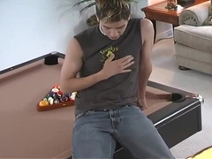 Sabastian Nohart enjoys some hot solo action with his hot ass