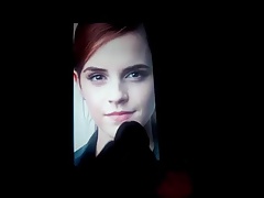 My first cum tribute ever: Emma Watson